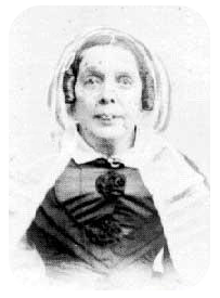 An unidentified Mrs Fletcher, photographed in the mid-19th century by Henry Mullins [1]