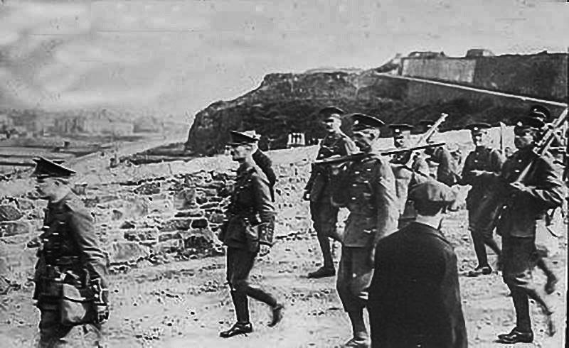 Members of the 1st Battalion of the Devonshire Regiment in 1914
