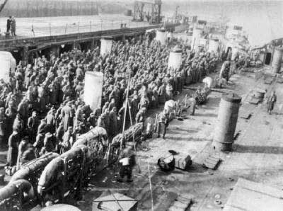 German prisoners of war landed at Southampton