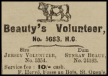 F Herve was farming at Fosse au Bois St Ouen in 1920 ...