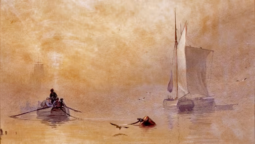 After his death it was decided to raise money to establish a National Gallery for the Island. A number of his paintings were purchased, which now hang in the Committee Room of the Town Hall in St Helier. Unfortunately, the economic depression of the time meant that insufficient funds were raised. Despite his short life, Le Capelain produced a large number of watercolours. He also painted in oil, but much less frequently. His sketches offer a glimpse of some of the places and people that caught Le Capelain’s attention on his travels. His watercolour landscapes and seascapes captured the spirit and feeling of the island with a delicate sensitivity.