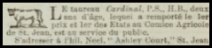 Philip Neel was farming here in 1890 when he advertised the services of his bull in Chronique de Jersey