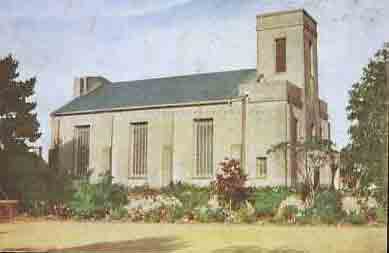 An old postcard view of the church