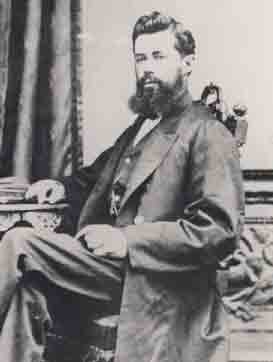 Capt James Gaudin (1839-1913), master of 'Lady Lampson', a barque owned by the Hudson Bay Company. Later head of the pilotage service in British Columbia