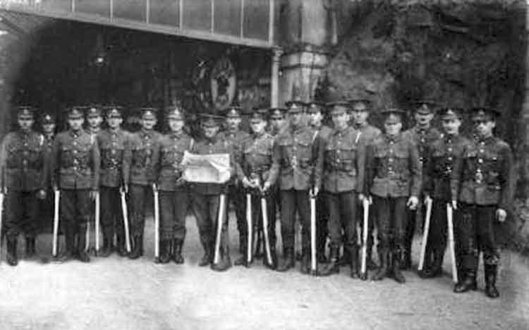 A group of Militia soldiers at Snow Hill