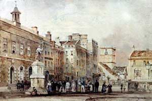 The Royal Square from an 1829 watercolour by G S Shepherd