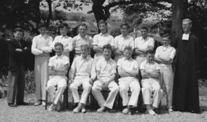 Cricket team in 1955