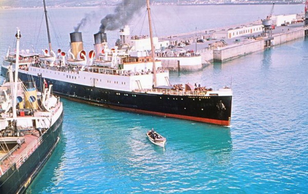 Isle of Jersey enters St Helier Harbour