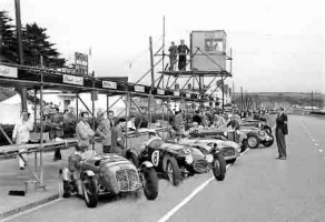 Ready for the start of the race