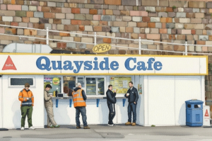 Quayside Cafe at St Helier Harbour