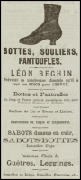 1890 advert in the Chronique de Jersey