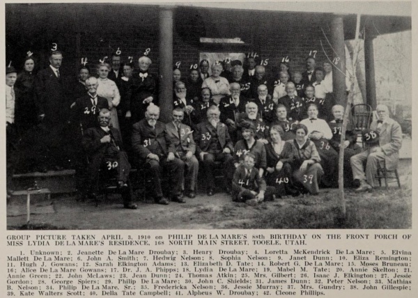 ... and members of the same family in Utah in 1910