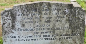 Jolliffe - Mont a l’Abbe cemetery