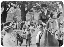 Theresa Louise Surcouf and Princess Anne