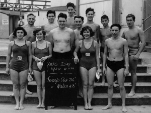 1950 Christmas Day swim