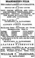 1873 advert in the Jersey Independent