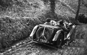 Reliability trial, 1936 - Evening Post photograph