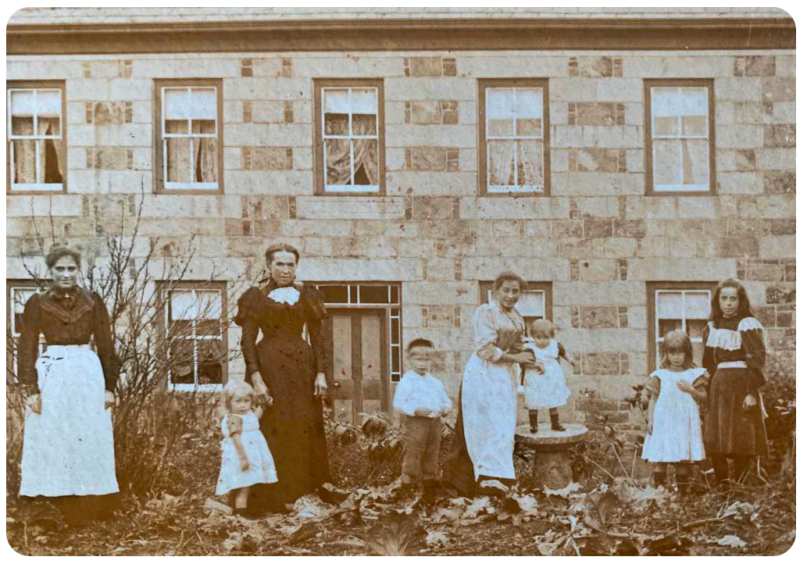 The Chevalier family at Castle View Farm