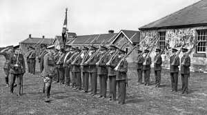 1937 coronation detachment on parade