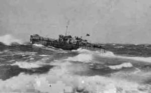 Liberating troops on their way to the Channel Islands