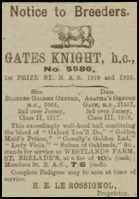 Dairy farmer Hedley Ernest Le Rossignol's 1920 advert in the Chronique de Jersey. He took over the farm from his father John