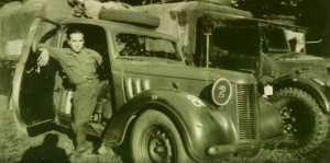 He drove a variety of vehicles on Army service in World War 2