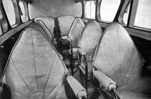 The interior of a Rapide