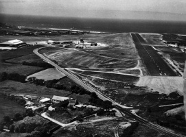 Aerial view in the 1950s