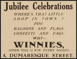 Advert from Jersey Leader, 1935