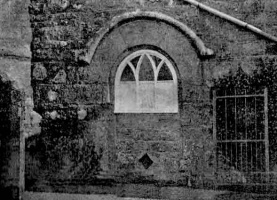 The original west door, now blocked