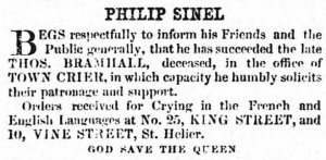 Town Crier, 1855