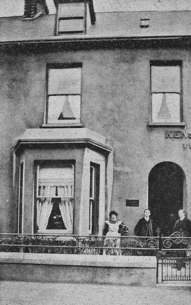 ... was it the same Mrs Le Quesne who had a similar facility at 2 Kensington Villas? A W Le Quesne was here in 1910