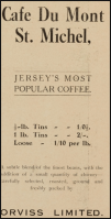 Advert from Jersey Leader, 1935