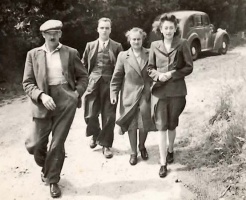 Julien Pincemin, Germain Pincemin, Yvonne Mc Donnell, nee Le Breuilly, and Frank Mc Donnell