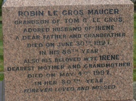 Mont a l’Abbe cemetery