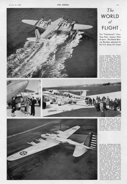 A report on the opening of Jersey's new airport in a 1937 edition of The Sphere