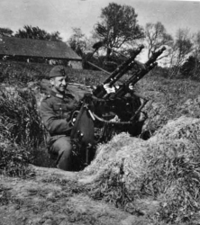 Anti-aircraft gunner