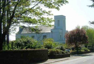 The exterior of the church today