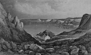 The bay in 1840 by Robert Mudie