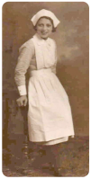Marjorie Constance Shepherd (1912-1993) pictured in nurse's uniform in 1932