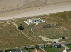 From the air in 2006 following renovation and landscaping