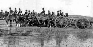 Artillery photographed by Edwin Dale