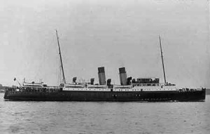Dinard after conversion to a car ferry in 1947