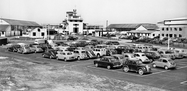 The car park in 1958