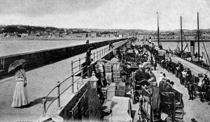 A busy time on the Albert Pier