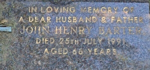 Barter - St Ouen parish cemetery