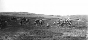 Royal Jersey Artillery exercise at Les Platons