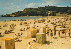 Beach tents at St Brelade’s Bay