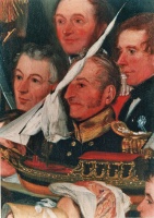 Lieut-Colonel Matthieu Le Geyt (1777-1849), Militia, formerly of 9th Regiment of Foot, at the opening of the Victoria Pier, 1841