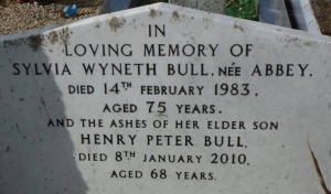 Bull - St John’s Church cemetery